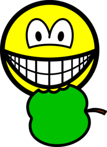 Appel etende smile
